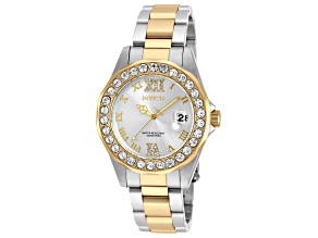 Invicta Women's Pro Diver 38mm Silver Dial Stainless Steel Bracelet Quartz Watch