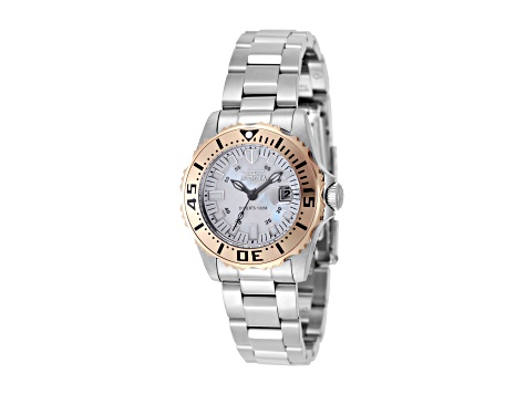 Invicta Pro Diver 30mm White Dial Stainless Steel Band  display picture 1
