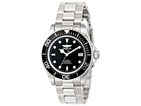 Invicta Pro Diver 40mm Black Dial Stainless Steel Band Automatic Watch