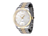 Invicta Specialty 43mm White Dial Two-tone Stainless Steel Quartz Watch