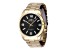 Invicta Specialty 43mm Black Dial Yellow Stainless Steel Quartz Watch
