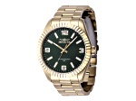 Invicta Specialty 43mm Green Dial Yellow Stainless Steel Quartz Watch