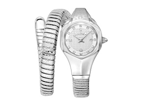 Just Cavalli Women's Amalfi White Dial, Stainless Steel Watch