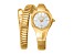 Just Cavalli Women's Amalfi White Dial, Yellow Stainless Steel Watch