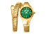 Just Cavalli Women's Amalfi Green Dial, Yellow Stainless Steel Watch