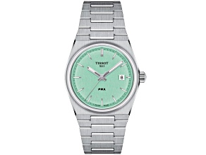 Tissot T-Classic PRX 35mm Light Green Dial Stainless Steel Quartz Watch