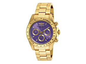 Invicta Women's Speedway 39.5mm Purple Dial Stainless Steel Bracelet Quartz Watch