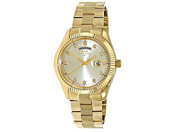 Picture of Oniss Men's Admiral Yellow Dial, Yellow Stainless Steel Bracelet Watch