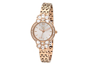 Invicta Wildflower 30mm White Dial Stainless Steel Band Quartz Watch