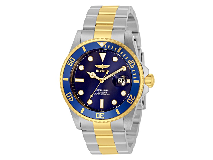 Invicta Men's Pro Diver 42mm Blue Dial Stainless Steel Bracelet Quartz Watch