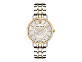 V-Eternal Watch 38MM Two-tone Case White Guilloché Dial Two-tone Bracelet