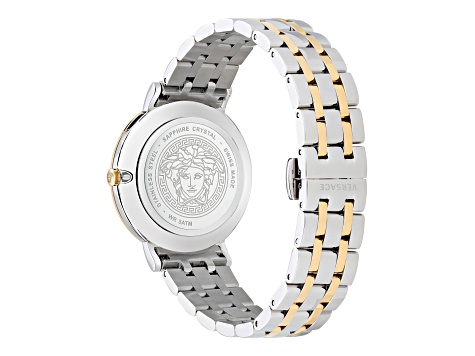 V-Eternal Watch 38MM Two-tone Case White Guilloché Dial Two-tone Bracelet