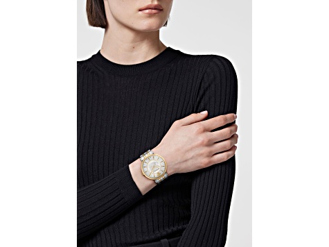 V-Eternal Watch 38MM Two-tone Case White Guilloché Dial Two-tone Bracelet