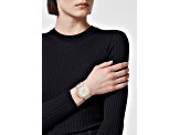 V-Eternal Watch 38MM Two-tone Case White Guilloché Dial Two-tone Bracelet