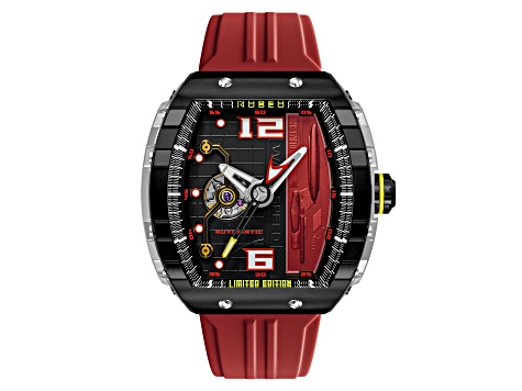 Nubeo Magellan Automatic Star Trek Warp Speed Red Stainless Steel