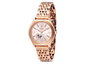 Montres Prestige by Invicta 33.5mm Rose Dial Rose Stainless Steel Quartz Watch