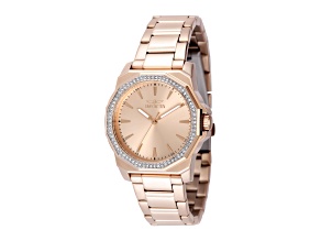 Invicta Speedway 34mm Rose Dial Rose Stainless Steel Band Quartz Watch