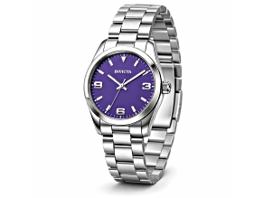 Invicta Women's Celestial 28mm Purple Dial Stainless Steel Bracelet Quartz Watch