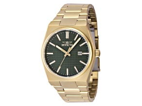 Invicta Speedway 40mm Green Dial Stainless Steel Band Quartz Watch