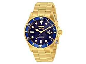 Invicta Pro Diver 42mm Blue  Dial Stainless Steel Band Quartz Watch