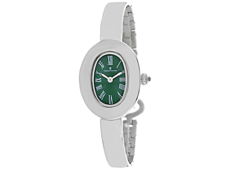 Christian Van Sant Anora 26mm Stainless Steel Bracelet Green Dial Quartz Watch