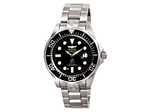 Invicta Men's Pro Diver 47mm Black Dial Stainless Steel Bracelet Automatic Watch