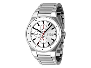 Invicta Invicta Racing 44mm White Dial Stainless Steel Chronograph Quartz Watch
