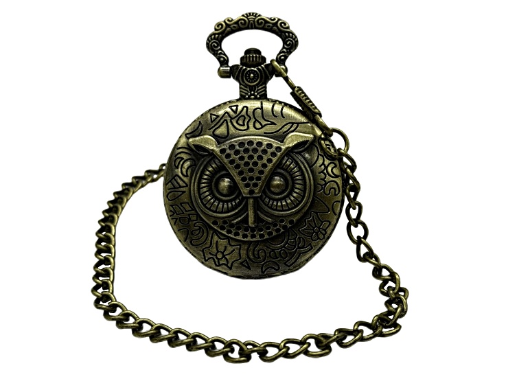Invicta Vintage 47mm Owl Design Quartz Pocket Watch - 1S7NEA  display picture 1