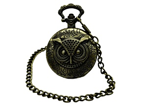Invicta Vintage 47mm Owl Design Quartz Pocket Watch