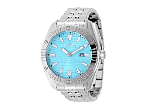 Invicta Women's Angel 47.5mm Tiffany Blue Dial Stainless Steel