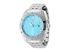 Invicta Women's Angel 47.5mm Tiffany Blue Dial Stainless Steel Bracelet Quartz Watch