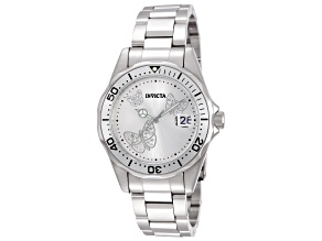 Invicta Women's Angel 38mm Metallic White Dial Stainless Steel Bracelet Quartz Watch