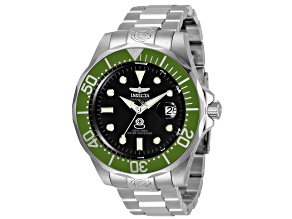 Invicta Pro Diver 47mm Black Dial Stainless Steel Band Automatic Watch