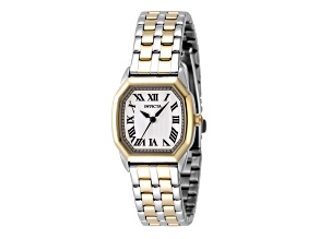 Invicta Wildflower 27mm Yellow Bezel Two-tone Stainless Steel Band Quartz Watch