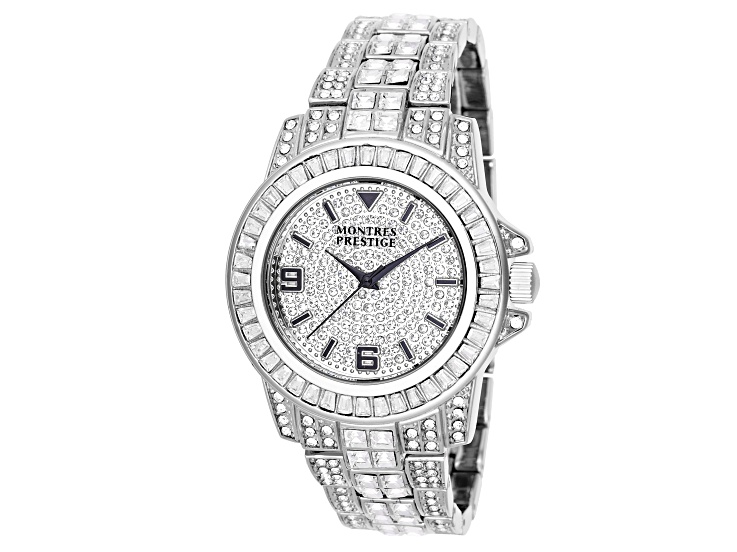 Montres Prestige by Invicta 38mm White Dial Crystal Accents  display picture 3