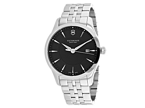 Victorinox Alliance 40mm Stainless Steel Bracelet Black Dial