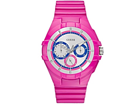 Guess Pink Sport 42mm Pink Silicone Strap Multi-function  display picture 3