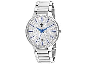 Christian Van Sant Alessia 38mm Stainless Steel Bracelet White Dial Quartz Watch