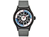 Timex Men's Lab Collab 40mm Quartz Watch, Dark Gray Leather Strap