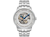 Thomas Earnshaw Men's Meridian 43mm Automatic Gray Dial Stainless Steel Watch