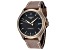 Tissot Men's Gent XL 43mm Automatic Black Dial Brown Leather Strap Watch
