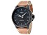 Tissot Men's Gent XL 43mm Automatic Black Dial Brown Leather Strap Watch
