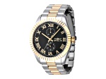 Invicta Specialty 43mm Black Dial Two-tone Stainless Steel Quartz Watch