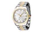 Invicta Specialty 43mm White Dial Two-tone Stainless Steel Quartz Watch