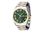 Invicta Specialty 43mm Green Dial Two-tone Stainless Steel Quartz Watch