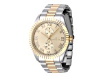 Invicta Specialty 43mm Yellow Dial Two-tone Stainless Steel Quartz Watch