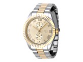 Invicta Specialty 43mm Yellow Dial Two-tone Stainless Steel Quartz Watch