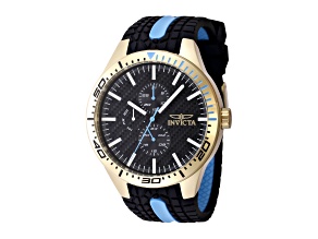 Invicta Invicta Racing 46mm Black Dial Silicone Band Quartz Watch
