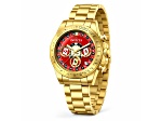 Invicta Men's Speedway 39.5mm Red Dial Stainless Steel Bracelet Quartz Watch