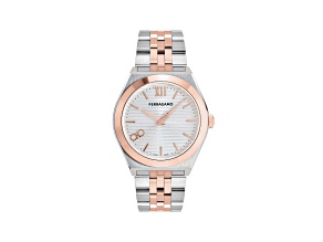 Vega New Watch 40MM White Guilloché Dial Two-tone Bracelet